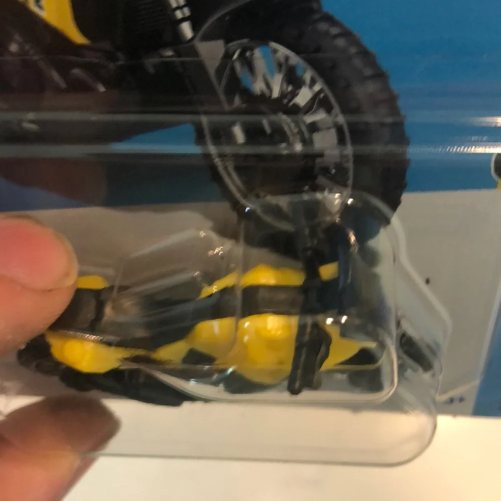 Mattel Hot Wheels Yellow and Black Stunt Bike